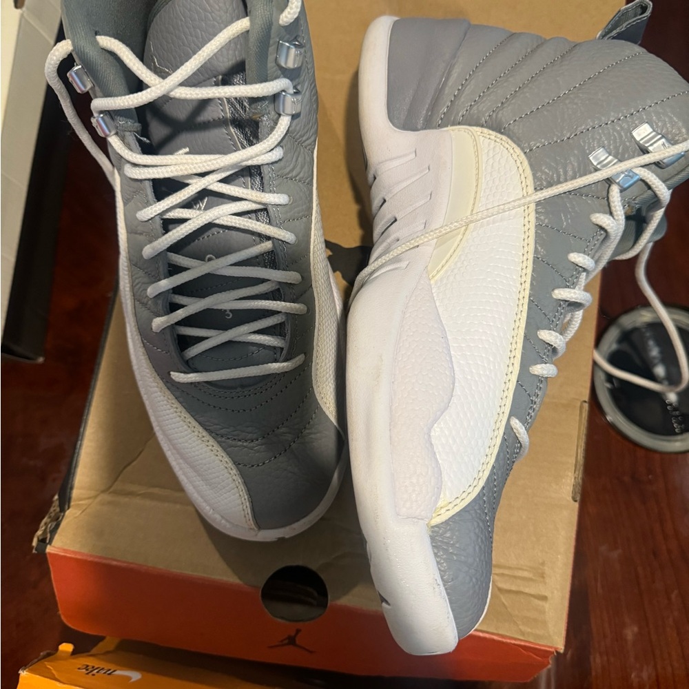 Jordan Athletic Shoes - Gray and White